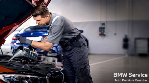 Promocja wymiana oleju wraz z filtrem za 1 zł w autoryzowanym serwisie BMW Auto Premium Rzeszów