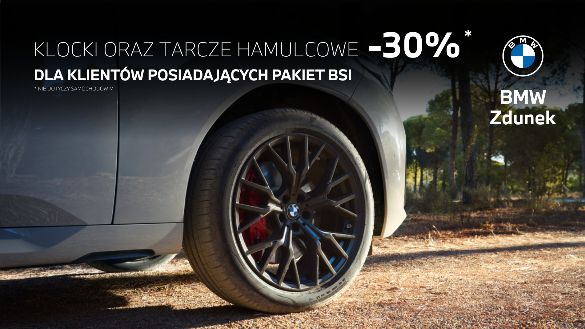 RABAT -30% NA KLOCKI ORAZ TARCZE HAMULCOWE