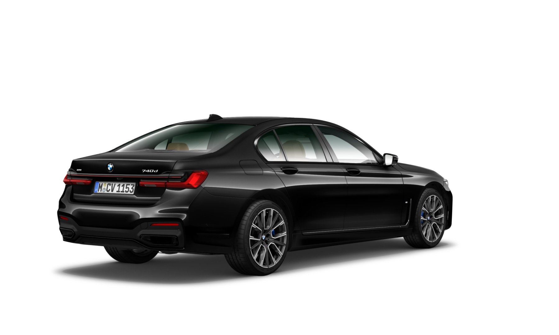 BMW Seria 7 Limuzyna 740d xDrive DEMO 2020 Czarny Dealer