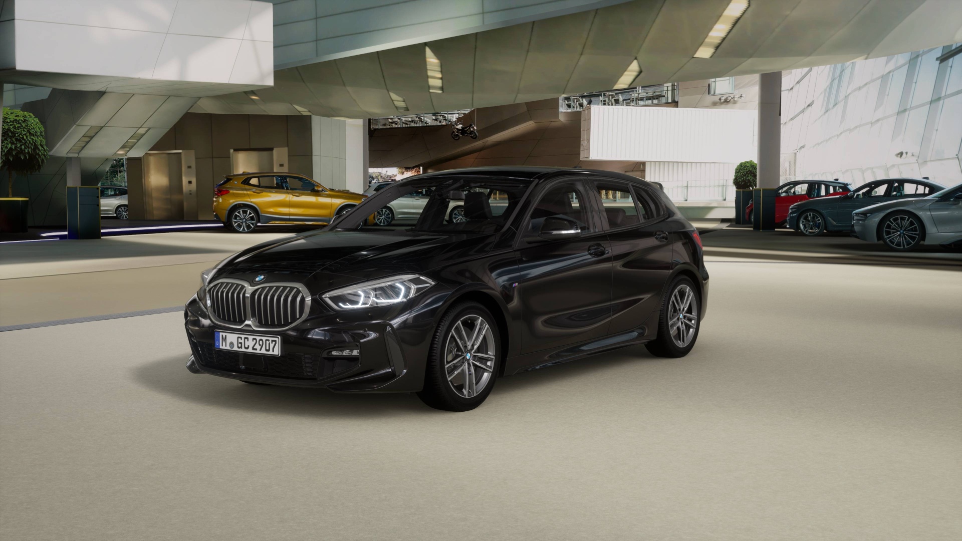 BMW Seria 1 5drzwiowe 120i M Sport Czarny nowy Dealer