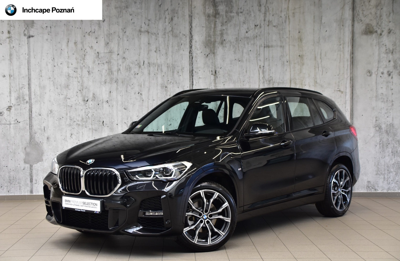 BMW X1 sDrive18i M Sport Czarny Dealer BMW Inchcape Wrocław