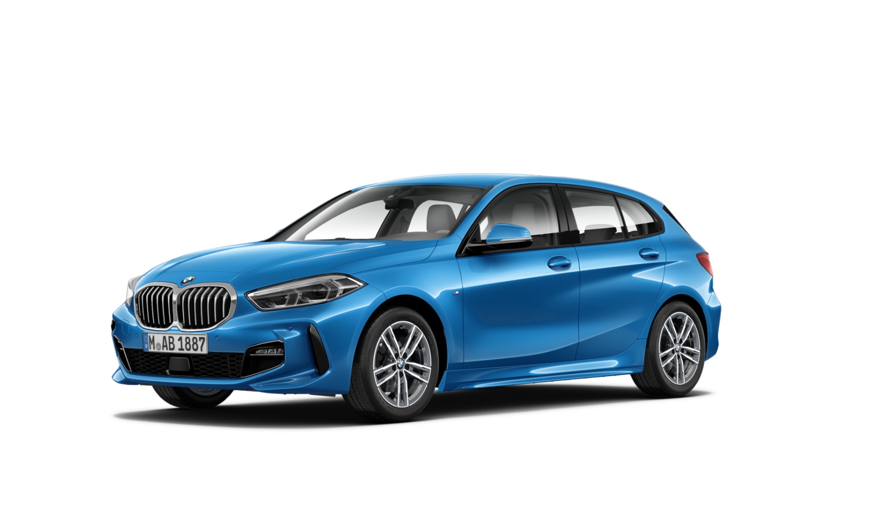 BMW Seria 1 5drzwiowe 118 d M Sport Niebieski nowy