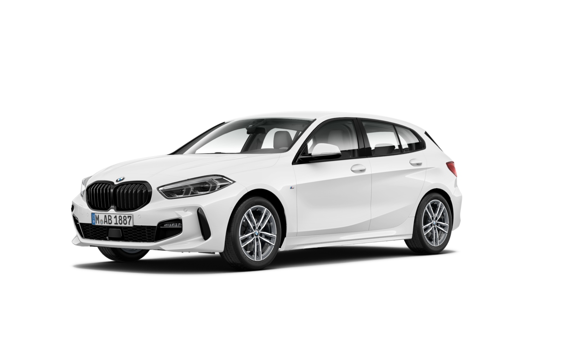 BMW Seria 1 5drzwiowe 118 d M Sport M Performance Biały