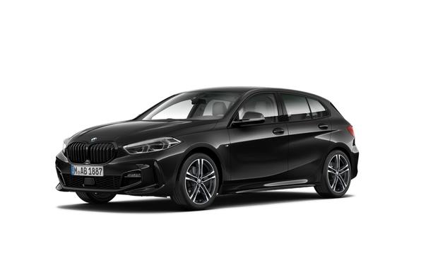 BMW Seria 1 5drzwiowe 118 i MSport Czarny nowy Dealer