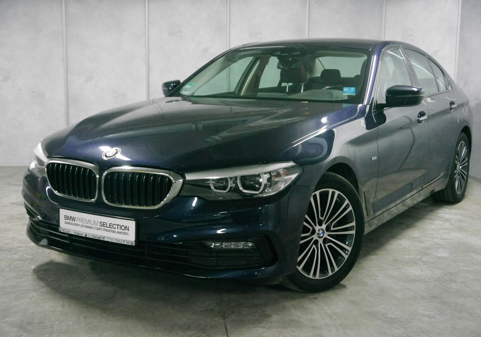 BMW Seria 5 Limuzyna Niebieski Dealer BMW MCars Nowy Sącz