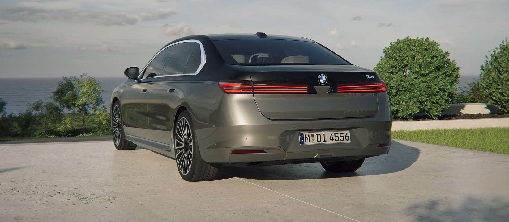 Precyzja w każdej linii. Tył BMW serii 7.